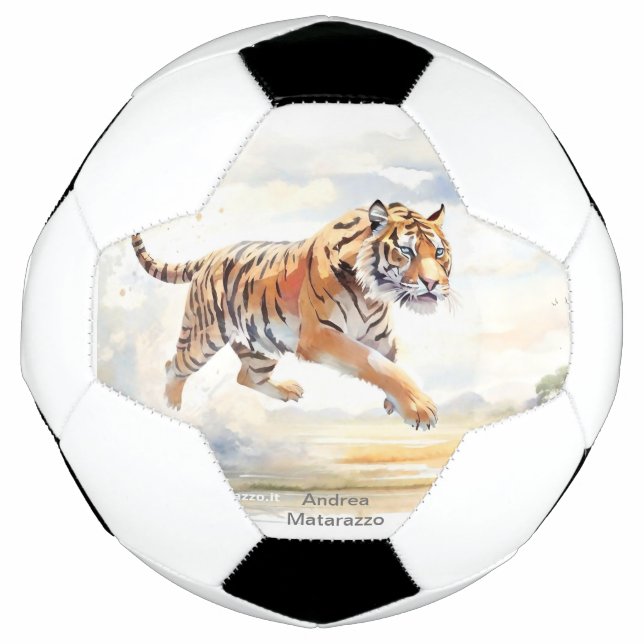 Tiger in Action Football (Front)