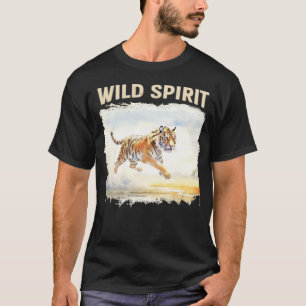 Tiger in Action - Wild Spirit T-Shirt