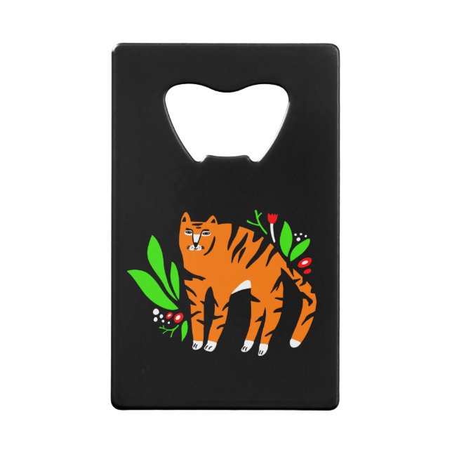 Tiger in flowers (Front)