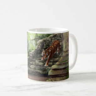 Tiger in jungle mug