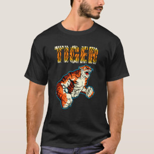 Tiger In Me Cool Tigre Vintage Tiger Design T-Shirt