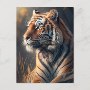 Tiger In Nature Post Card