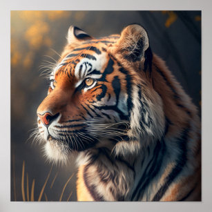 Tiger In Nature Value Poster Paper (Matte) 12" x 1