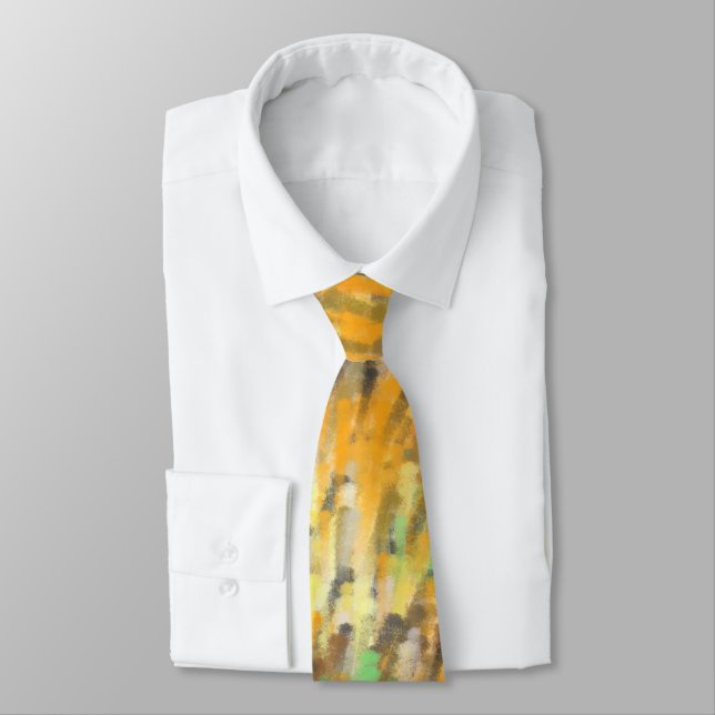 Tiger in the Grass necktie (Tied)
