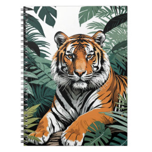 Tiger in the Jungle Notebook Journal