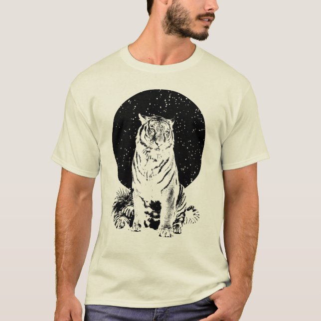 Tiger in the Night T-Shirt (Front)