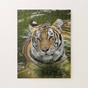 Tiger in the Water Jigsaw Puzzle