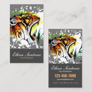 Tiger In The Wild Business Card