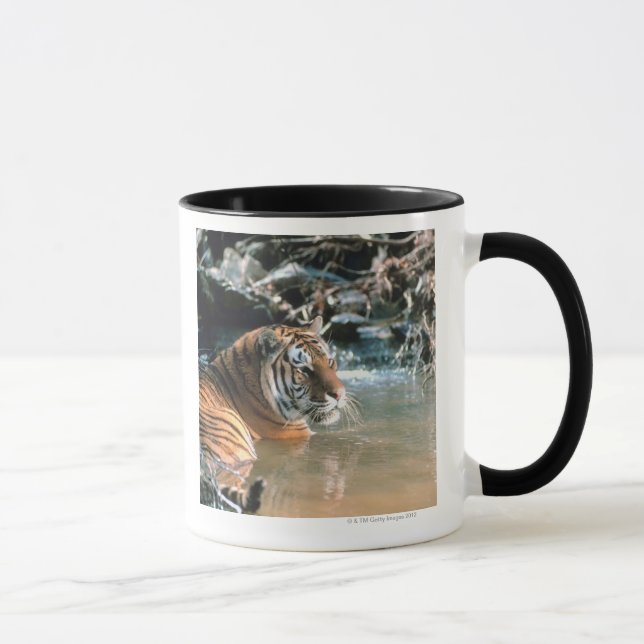 Tiger in water mug (Right)