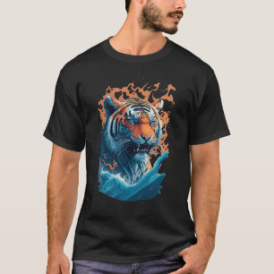Tiger in Water - Perfect gift for tiger lover T-Shirt