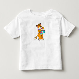 Tiger in Winter with Scarf Toddler T-Shirt
