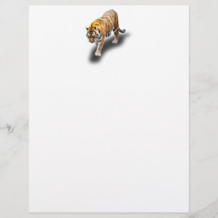 TIGER IN YOUR DIRECTION CUSTOM LETTERHEAD