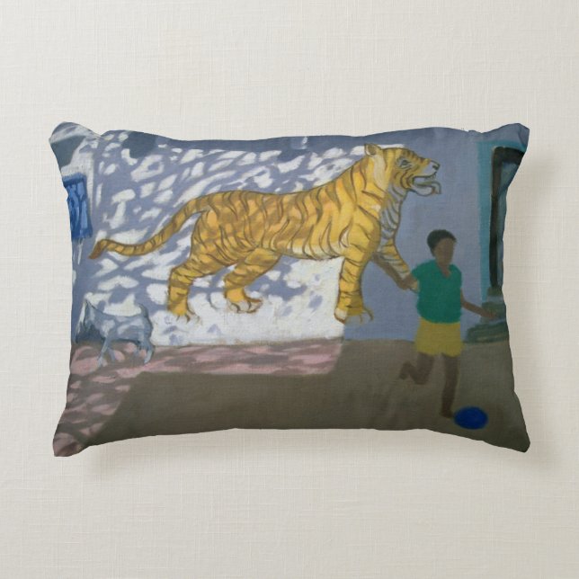 Tiger India Decorative Cushion (Front)
