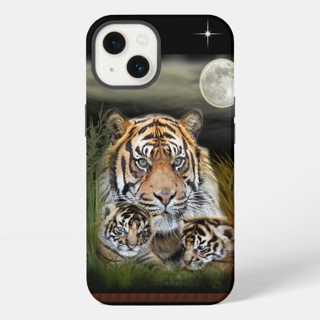 Tiger  iPhone  Case (Back)