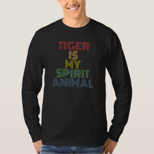 Tiger Is My Spirit Animal retro 70s vintage T-Shirt