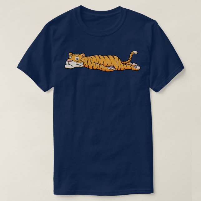 Tiger is Resting T-Shirt (Design Front)
