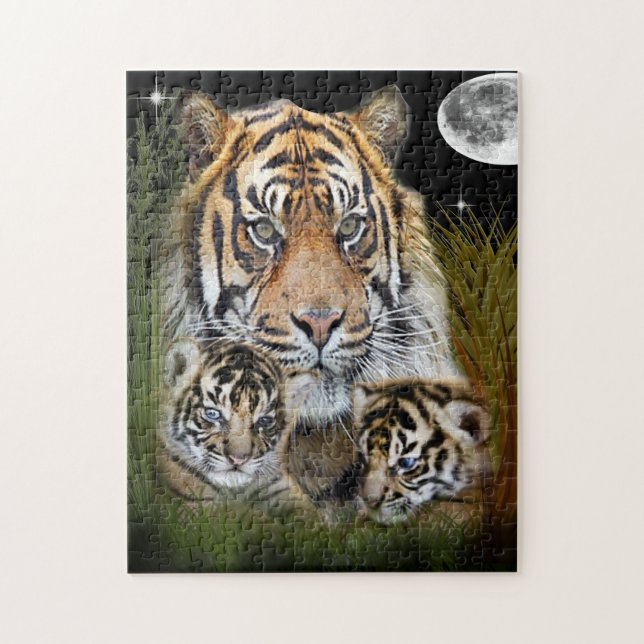 Tiger  jigsaw puzzle (Vertical)
