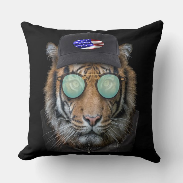 Tiger joke cushion (Front)