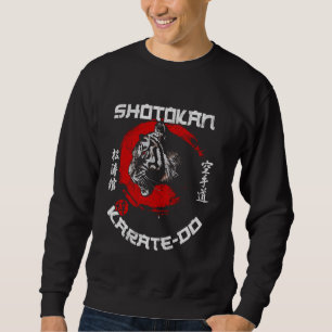 Tiger Karate Symbol shotokan Dojo training kanji J Sweatshirt