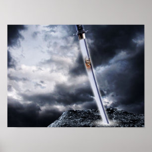 Tiger Katana Poster