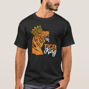 Tiger King Crown African Safari Wildlife Animal Be T-Shirt