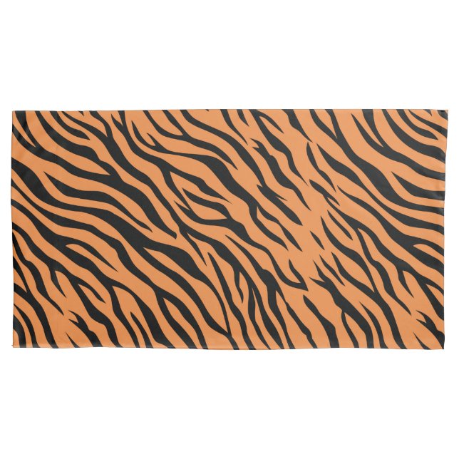 Tiger King Size Pillow Case Pair (Front-Left)