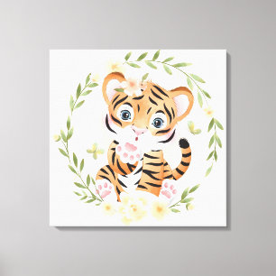 Tiger Kisses Canvas Print