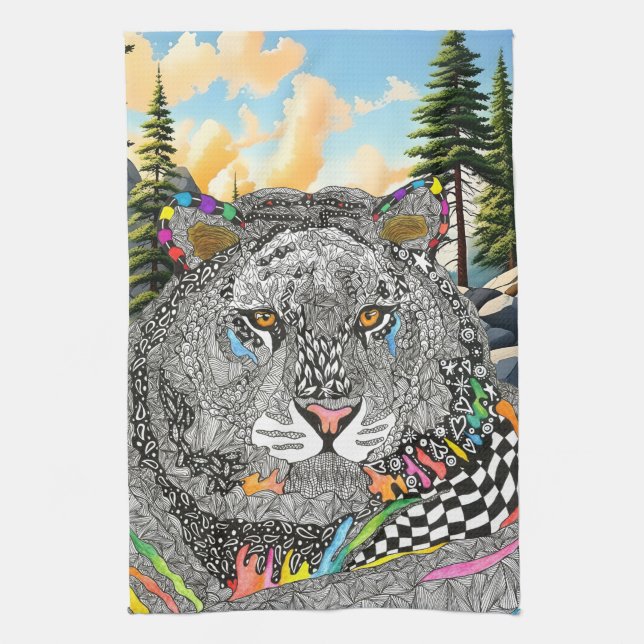 Tiger Kitchen Towel (Vertical)