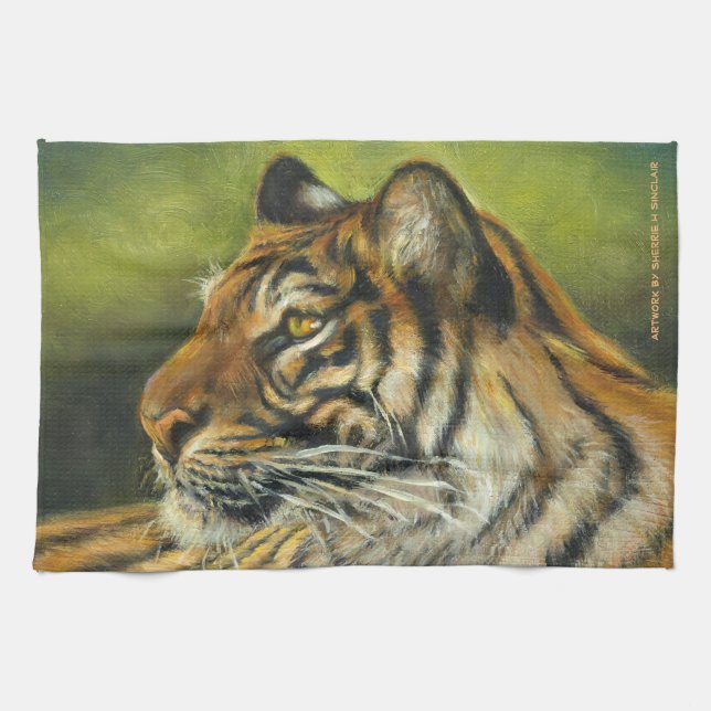 Tiger Kitchen Towel 16" x 24" (Horizontal)