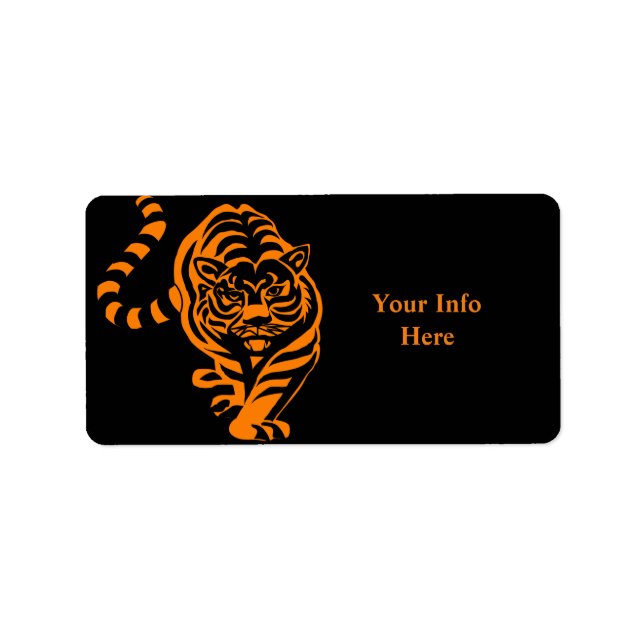 Tiger Label (Front)