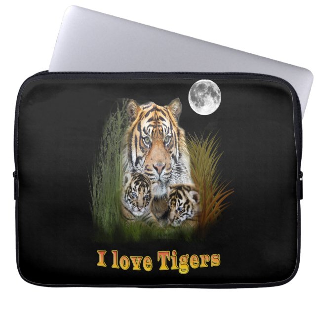 Tiger Laptop Sleeve (Front)