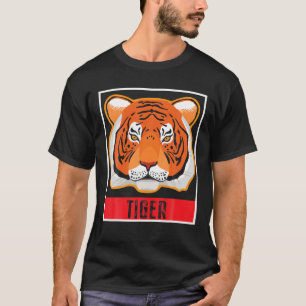 Tiger Large Cat Wild Animals Nature Gift T-Shirt