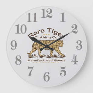 Tiger Large Clock