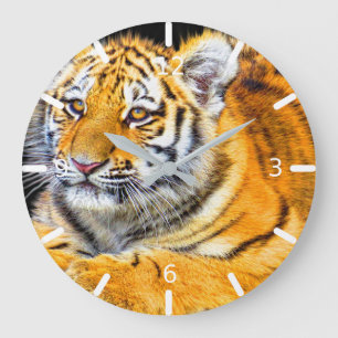 Tiger Large Clock