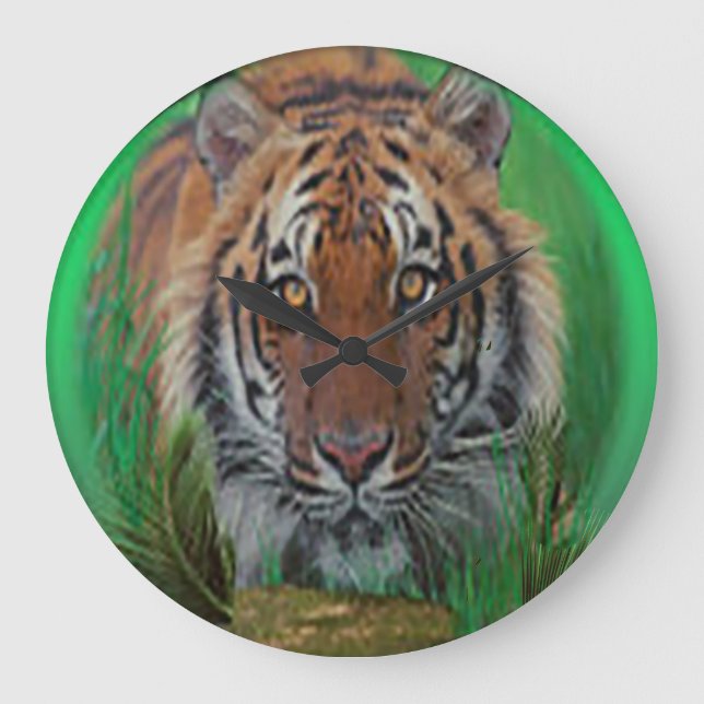 Tiger Large Clock (Front)