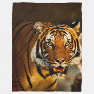 Tiger Large Fleece Blanket