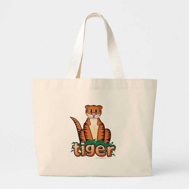 TIGER! LARGE TOTE BAG (Front)
