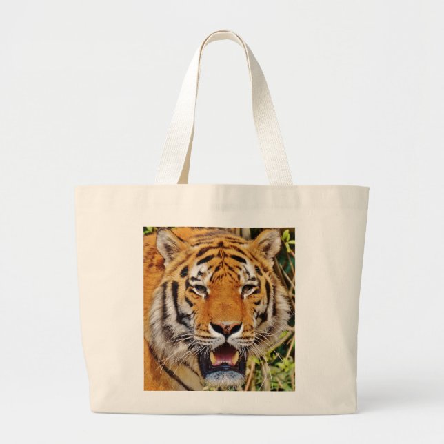 Tiger Large Tote Bag (Front)