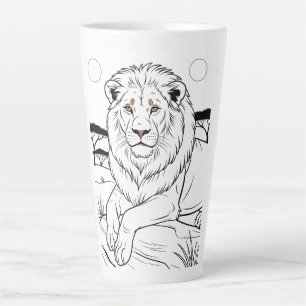 Tiger  latte mug