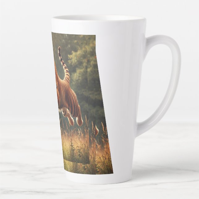 Tiger Latte Mug (Right)