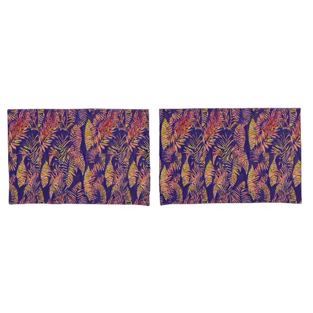 Tiger Leaf Pillowcase (Front-Set)