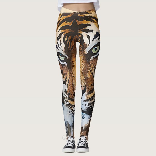 Tiger Leggings (Front)