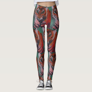 TIGER LEGGINGS BY ARTIST PAULA REILLY