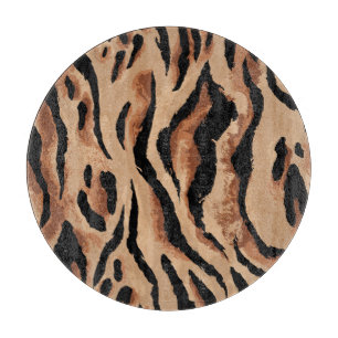 Tiger Leopard: Animal Skin Seamless Cutting Board