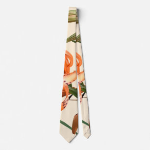 Tiger Lilies And Buds Tie