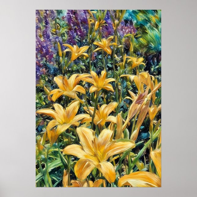 Tiger Lilies in Grease Paints (Patels) Poster (Front)