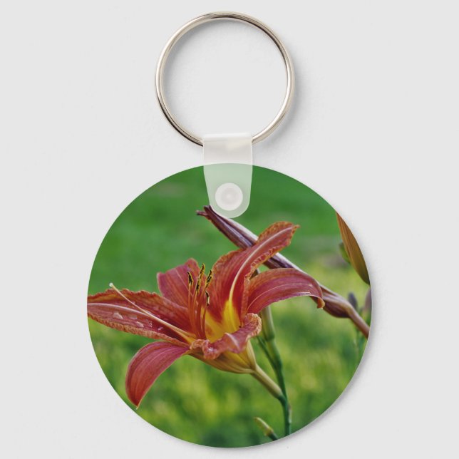 Tiger Lilies Key Ring (Front)