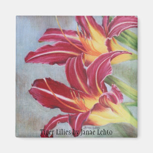Tiger Lilies Magnet