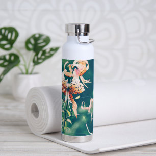 Tiger lilies water bottle