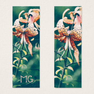 Tiger lilies with Initials